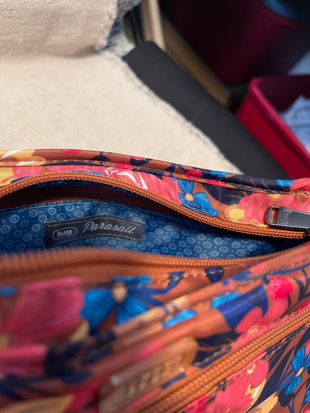 Lug Parasail Cosmetic bag in Whimsey Copper - like new - Picture 8 of 8